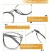 DUCO Blue Light Glasses for Men & Women - Retro Round Eyeglasses Blue Ray Blocking for Gaming & Computer Use - Grey 5216 - Buy Online on GoSupps.com