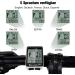 IcocoPro Wireless Bicycle Computer - Waterproof LCD 5 Languages Multifunctional & Military-Grade Performance - Buy Online on GoSupps.com