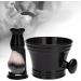 Magidal Cleaning Bowl & Razor Brush Set - Premium Hairdressing Tool | Gift Set with Nylon Bristles & Shaving Soap Mug - Perfect for Salons & On-the-Go Use | Black - Buy Online on GoSupps.com