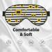 Stylish Sunflowers Sleep Mask - Adjustable Soft & Breathable Blindfold for Travel Meditation & Relaxation | International Shipping - Buy Online on GoSupps.com