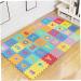 Foam Mats for Kids Baby Mat for Floor 36 Tiles 12"x12" PE Foam Mats for Kids Interlocking Foam Puzzles Alphabet and Numbers Mat for Play & Exercise Foam Play Mat for Babies and Toddlers Foam Play