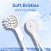 SEAGO Toddler Electric Toothbrush for Ages 0-3 | Smart Timer Suction Base & 4 Brushheads - Purple-C - Buy Online on GoSupps.com