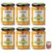 Italian Gourmet E.R. Cos Com' Datterino Giallo al Naturale Lot de 6 tomates jaunes naturelles en verre de 350 g + bo te de 400 g