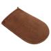 Moufles Autobronzant Floqu Noir Bords Droits Applicateur R utilisable pour Corps et Dos Outil Doux pour Application Uniforme de Lotion Autobronzante Kit Pratique