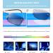 Lanomi Self-Tinting Multifocal Reading Glasses for Men & Women | Blue Light Filter | Anti-Fatigue Titan Photochromic Eyewear | 1.5 Diopter Rectangle Design - Buy Online on GoSupps.com