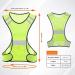 Reflective Safety Running Vest for Men and Women - Nighttime Running Gear - Mesh Yellow - 1 Pack - Buy Online on GoSupps.com