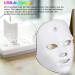 LED Facial Mask - 7 Color Light Therapy for Acne Aging & Skin Rejuvenation | Touch Button Pore Shrink & Anti-Folding Solution - Buy Online on GoSupps.com