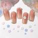 3D Flower Nail Charms Colorful Flower Nail Art Resin Blossom Rhinestone Nail Art Decoration Nail Art Charms Nail Pearls Jewelry Accessories DIY Crafts with Dual Head Nail Cuticle Pusher - Buy Online on GoSupps.com