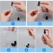 BENECREAT Mini Glass Spray Bottles Set - 30 Pieces (3ml/5ml/10ml) with Funnel & Pipettes - Perfect for Perfumes & Cosmetics - Fine Fog Atomizers (Black Cap) - Buy Online on GoSupps.com