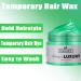 Green Temporary Hair Wax Crazy Green Hair Color Spray Temporary Washable Semi-Permanent Hair Colour Wash-out Hair Dye Instant Styling Hair Paste Mud Natural Hair Dye for Party Activities&Halloween - Buy Online on GoSupps.com