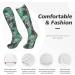 Portuguese Water Dog Compression Socks for Men & Women | 15-20 mmHg Circulation Support | Floral Patterns for Running & Cycling - Buy Online on GoSupps.com