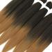 Antiensed Braiding Hair - 6 Packs Easy Braid Professional Itch-Free Synthetic Fiber Crochet Yaki Texture Hair Extensions (1B/27 26 Inch / 66 cm) - Buy Online on GoSupps.com