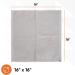 Superio 100% Cotton Terry Washcloths Grey Towels - 12 Pack, 16x16 - Multi-Purpose Cleaning Cloth for Body, Face, and Spa - Buy Online on GoSupps.com