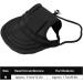 Psop Dog Baseball Cap - Stylish Sun Hat for Dogs with Ear Holes | Black M - Perfect for Pets & Outdoor Sports - Buy Online on GoSupps.com