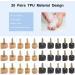 High Heel Replacement Tips | MHBH Shoe Heel Repair Kit - 20 Pairs 2 Colors & Pliers Fits Women's Shoes (Sizes 8-12.5mm - Buy Online on GoSupps.com