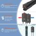 hygger Newly Quartz Fully Submersible Aquarium Heater 200W Fish Tank Heater with LED Display Controller for 25-50 Gallons Marine and Freshwater Tank Heater 200W for 25 50 Gallon - Buy Online on GoSupps.com