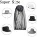 Midge Net 2 Pcs Midge Head Net Face Net Mesh Mosquito Face Net Mosquito Head Net Breathable Shade For Outdoor Hiking Camping Climbing Fishing And Walking (Black+Army Green) - Buy Online on GoSupps.com