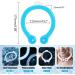 Lerpwige Super Hot Weather Neck Cooling Tube Neck Cooling Ring Reusable Neck Cooler Commuting or Outdoor Activities Neck Cooling Ring Blue - Buy Online on GoSupps.com
