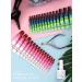 Kalolary 576Pcs Short Square False Toe Nails | Glossy Full Cover Press on Toenails Set | DIY Nail Art (24 Colors) - Color 1 - Buy Online on GoSupps.com