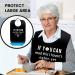 Waterproof Adult Bib for Elderly Men/Women - Reusable Dining Clothing Protector Apron - Black - Buy Online on GoSupps.com