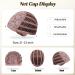 Haircube Short Bob Wig with Bangs - Heat-Resistant Synthetic Fiber for Women | Brown with Highlights | Perfect for Party Cosplay & Daily Wear - Buy Online on GoSupps.com