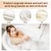 2Pack PIPUHA Loofah Sponge Shower Brush - Body Exfoliating with Long Handle - Bathing Accessories for Men and Women - Blue and White - Buy Online on GoSupps.com