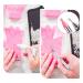 Sularpek Nail Rhinestone Picker Set - Dual-End Rhinestone Pickup Tool and Wax Pencil for DIY Nail Art Crafts (White Pink) - Buy Online on GoSupps.com