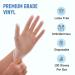 Dre Health Powder Free Disposable Gloves Medium - 100 Pack, Clear Vinyl Medical Exam Gloves - Pack of 100 - Buy Online on GoSupps.com