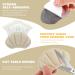 WLLHYF 4 Pairs Heel Grips Liner Cushions Inserts Self-Adhesive Foot Back Protectors Covers Guard Repair Pads for Shoe Too Big Men Women Anti Rubbing Blisters Slipping Thickness 7mm(Apricot) - Buy Online on GoSupps.com