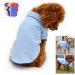 Lovelonglong Basic Dog Polo Shirt - Sky Blue - Size L (-18lbs) | Premium Cotton Polo T-Shirt for Small, Medium, Large Dogs - Buy Online on GoSupps.com