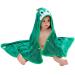 COOKY.D Bamboo Hooded Baby Bath Towel Toddler Wearable Blanket Boy Girl Large Size Animal Bathrobe Dinosaur 75x100cm