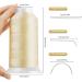 Chrontier Beige Weaving Thread Needles Set for Wig Making & Hair Extensions - Curved and Straight Shaped Hand Sewing Needles - Buy Online on GoSupps.com