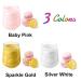 Buy Homy ARTY Edible Glitter - 3 Colors for Cakes & Drinks | Tasteless Powder for Easter Christmas & Parties - 4G per Dose - Buy Online on GoSupps.com