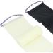 Nylon African Exfoliating Net | Body Scrubber & Bath Sponge for Smooth Skin | Back Scrubber with Gloves - Black Beige - Buy Online on GoSupps.com