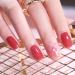Jelly Nail Polish - Bare Red Pink Nail Varnish - Translucent Red Quick Drying & Long Lasting Nail Polish - Water Based Formula & No Need Baking Nail Art (Jelly Red) - Buy Online on GoSupps.com