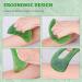 Premium Gua Sha Massage Tool - Larger Plastic Scraping Device for Lymphatic Drainage & Cellulite Relief | Green - Back Neck Face & Leg Massage - Buy Online on GoSupps.com
