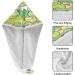 Cartoon Frog Dry Hair Cap & Quick Drying Towel Set - Super Absorbent Soft & Comfortable 2-Piece with Button Headband for Effortless Hair Care - Buy Online on GoSupps.com