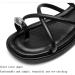 Buy Women's Comfortable Sandals | Strappy Low Chunky Heel Slip-On | Summer Casual Beach Shoes for Bunion & Arch Support - 5 Pink - Buy Online on GoSupps.com