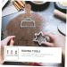 OUNONA 6 Pcs Baking Utensils Frying Wedding Bouquet Accessories Cookie Molds Cast Iron Pan Bunuelos Baking Tools DIY Pasta Maker Donut Dough Pasta Mold Supplies Wood Biscuit Silverx2pcs 11x7.cmx2pcs - Buy Online on GoSupps.com