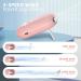 mlogiroa Mini Lash Fan - USB Rechargeable Handheld Cooling Fan for Eyelash Extensions (Pink) - Buy Online on GoSupps.com