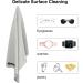Hisewen Microfiber Cleaning Cloth - 12 Pack 6X7 Inches for Glasses, Camera Lens, Phone, Tablet & Computer Screen - Eyeglass Cleaner - Buy Online on GoSupps.com
