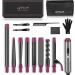 IG INGLAM 8 in-1 Curling Iron Wand Set - Interchangeable Ceramic Barrels with Infrared Technology - Perfect for All Hair Types - Buy Online on GoSupps.com