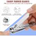 Premium Stainless Steel Nail Clippers Set - Toenail & Fingernail Cutters for Men Women & Kids - Sharp Curved Blades & File - International Shipping Available - Buy Online on GoSupps.com