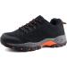 JABASIC Women Hiking Shoes - Outdoor Knit Trekking Sneakers (Size 6, Black/Orange) - Buy Online on GoSupps.com
