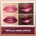 Buy BEAUTY SEARCHER Lipstick #02 Guilty Brown - Metallic Shine Hydrating Long-Lasting Velvet Red Lip Balm Gloss - Buy Online on GoSupps.com