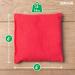 Barcaloo Weather Resistant Cornhole Bean Bags Set - 8 Duck Cloth Bags - Regulation Size & Weight - Red & Black - Buy Online on GoSupps.com