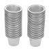Capsules de caf Couvercles en Aluminium Joint Frais pour Dosettes de caf Autocollants et Brosse pour Usage Domestique 50 Pi ces Capsules de 15ml (Argent)