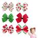 6 PACK Watermelon Bow Hair Clips Fruit Accessories for Women Girls Hair