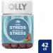OLLY Less Stress Gummy Supplement with no artificial flavours or colours Berry Verbena helps to temporarily promote relaxation 21 day supply 42 gummies Less Stress Supplement - Buy Online on GoSupps.com