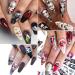 Halloween Nail Stickers - Day of The Dead Water Transfer Decals for DIY Nail Art | Skull Ghost Eye Spider Witch Horror Design | 25 Sheets for Halloween Party - Buy Online on GoSupps.com